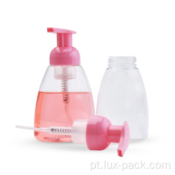 50ml 100ml 150ml de face plana de limpeza garrafa de espuma de espuma garrafa de desinfetante para as mãos